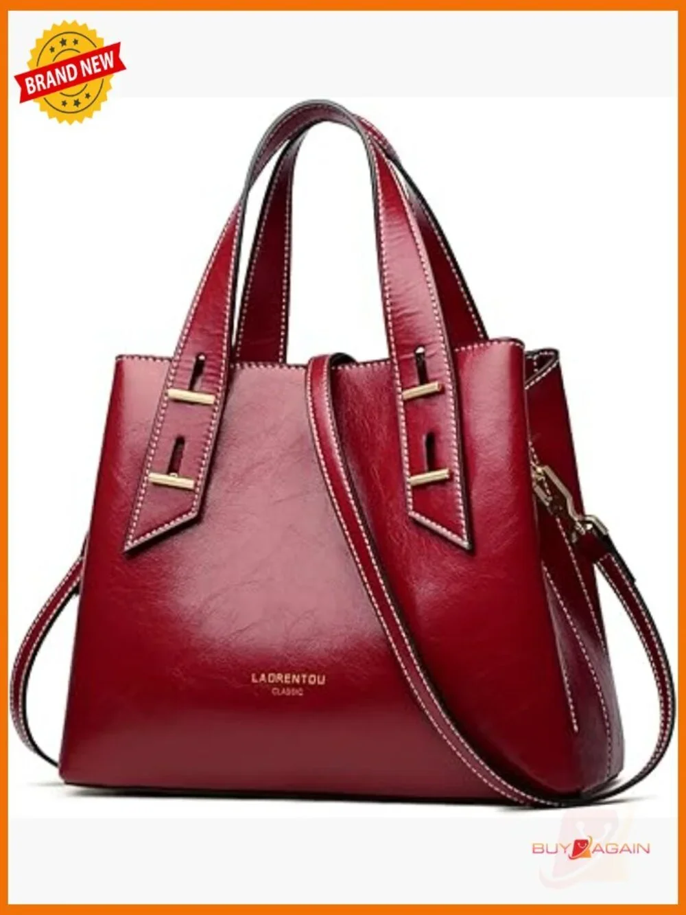 Genuine Leather Hobo Satchel Top-handle Shoulder Tote Purse Crossbody Handbag